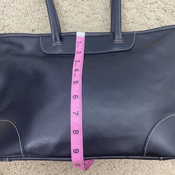 Nine & Company Womens Shoulder Bag Black Faux Leather Medium Sized - Picture 7 of 11